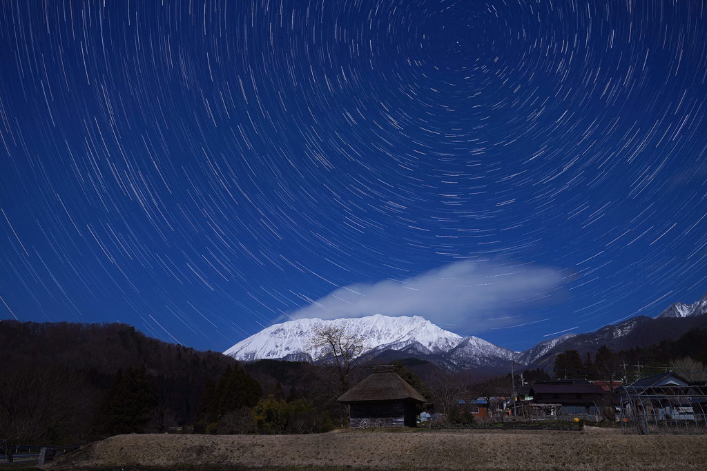 月夜の奥大山