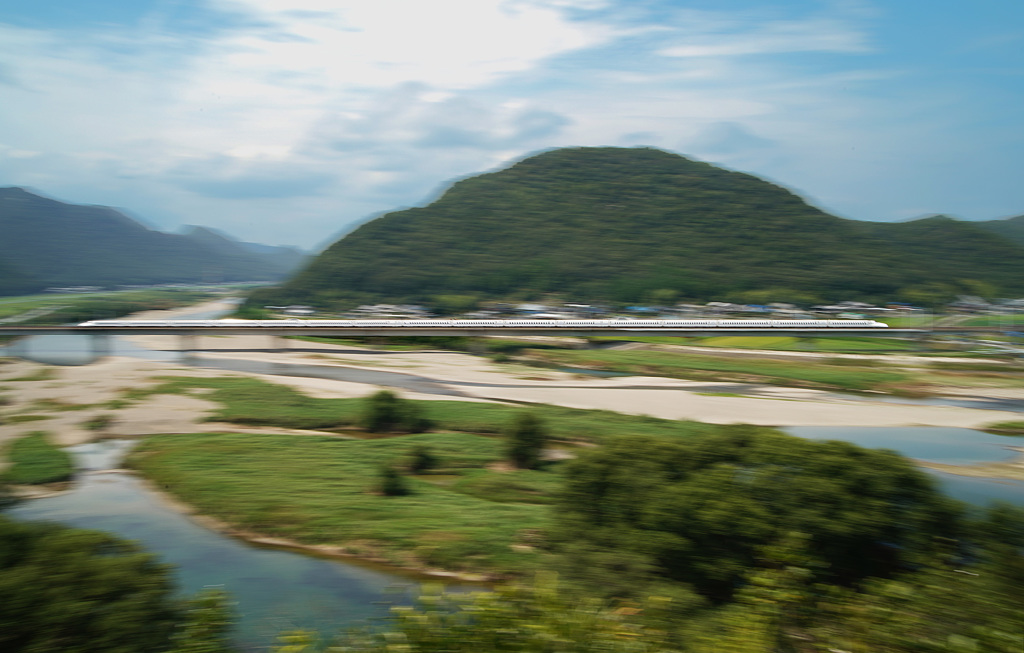 千種川28mm流し撮り