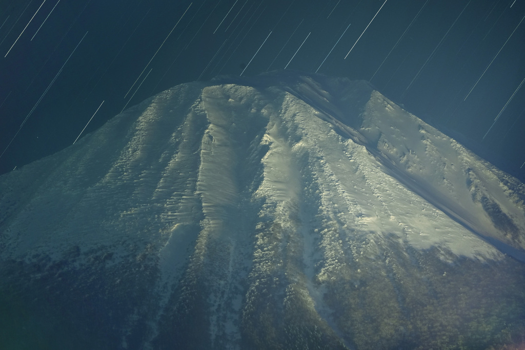 大山星景色