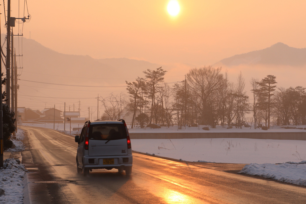 蒜山高原の朝