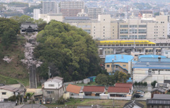 冑山神社とドクターイエロー