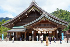 祈願が行われた拝殿
