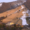 早春の中の原スキー場