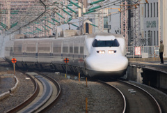 夕暮れの西明石駅