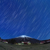 月夜の大山まきばみるくの里