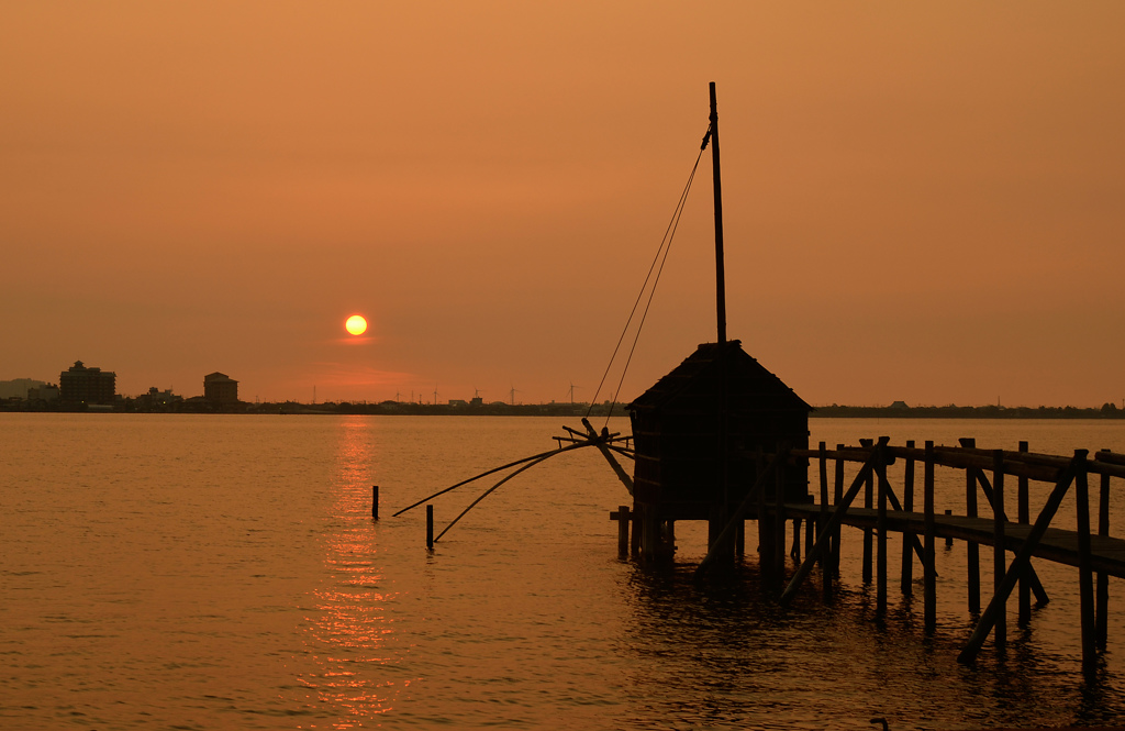 東郷湖夕暮れ