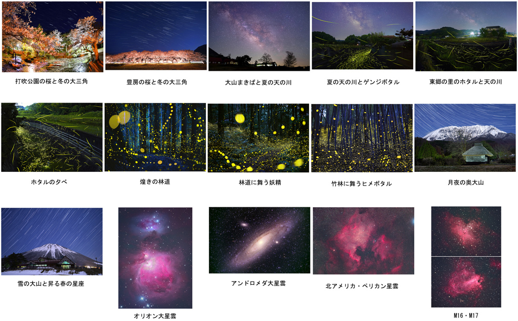 自然科学展作品リスト