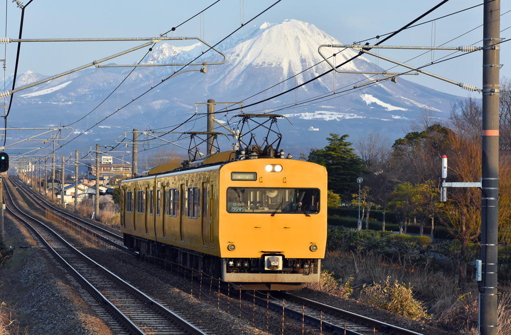 伯耆富士とトースト列車