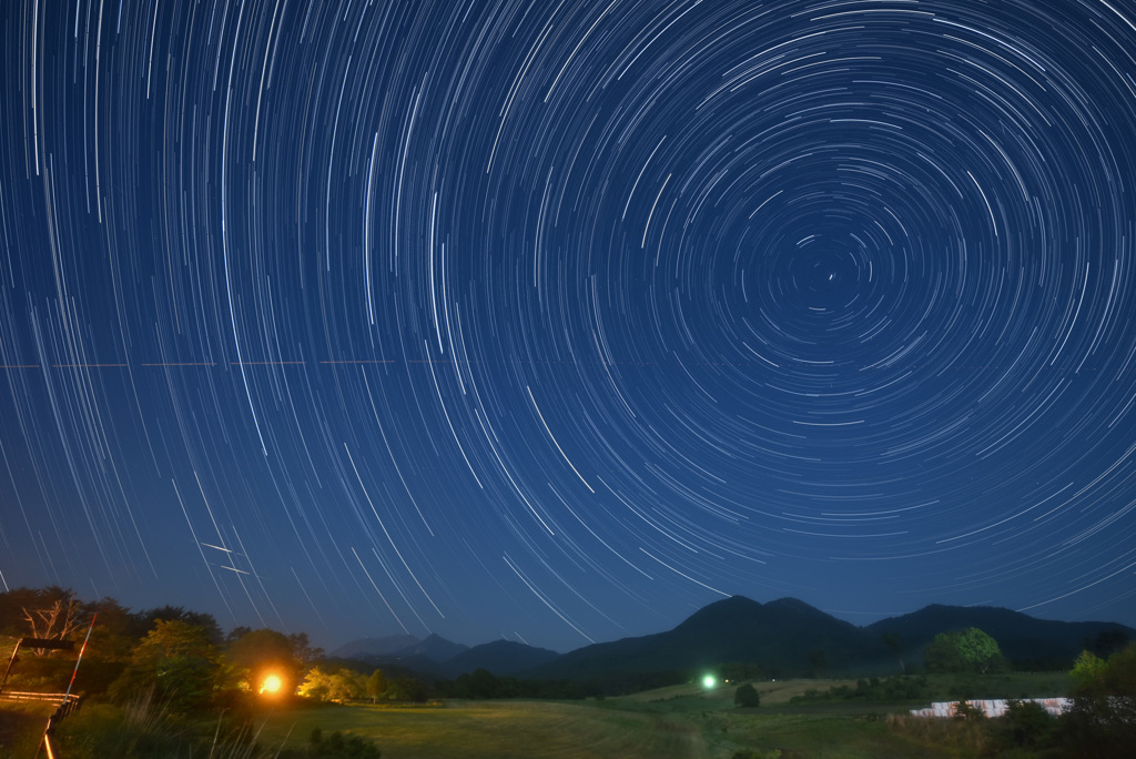 蒜山高原の夜