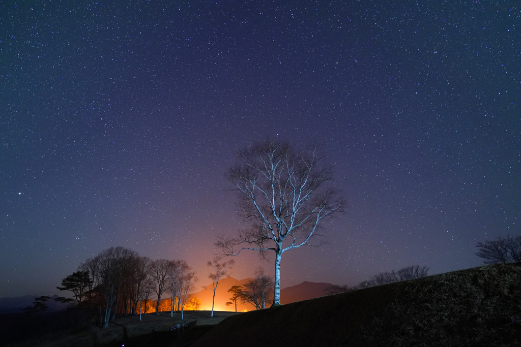 蒜山高原の夜