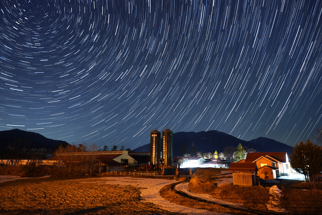 蒜山高原の夜