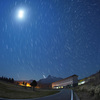 月夜の休暇村奥大山