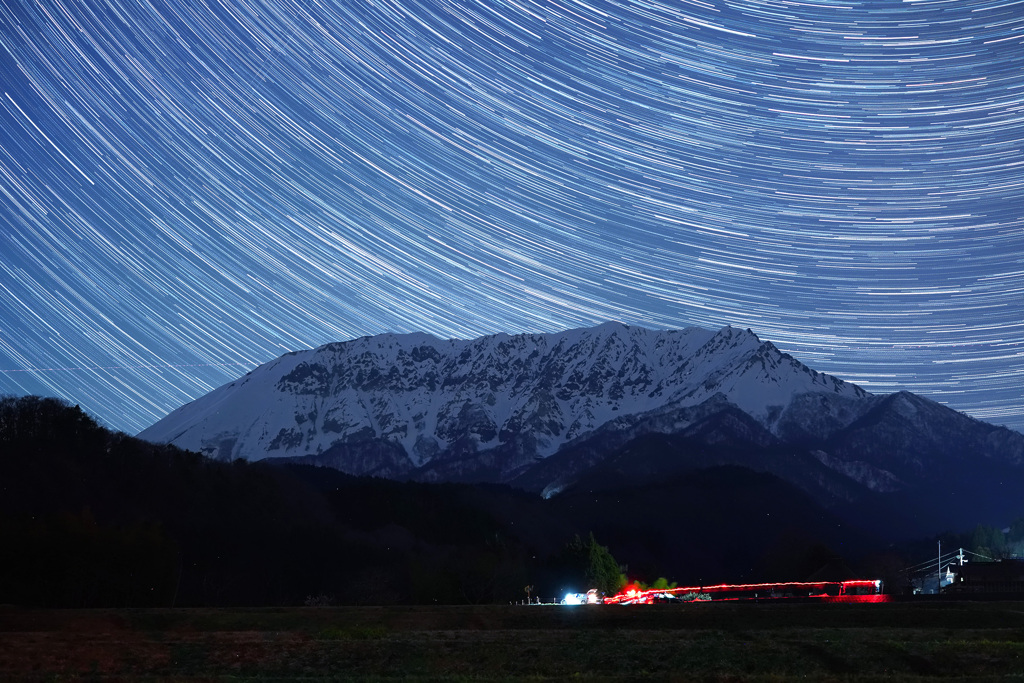 奥大山の夜