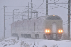 雪のサンライズ出雲