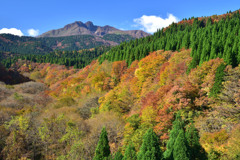 錦秋の裏大山