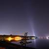 星空の東郷湖畔