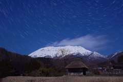 月夜の奥大山