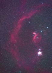 オリオン座の散光星雲