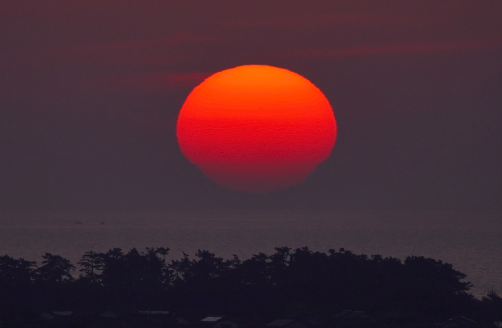 東郷湖夕暮れ