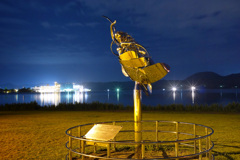 東郷湖の夜