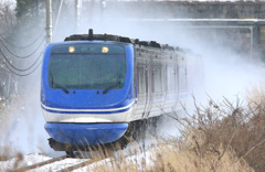 雪の山陰本線