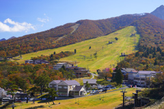 秋の大山スキー場