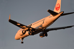 千里川夕暮れ
