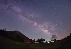 天の川とみるくの里の夜