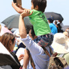 航空祭の親子