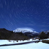 月夜の奥大山の里