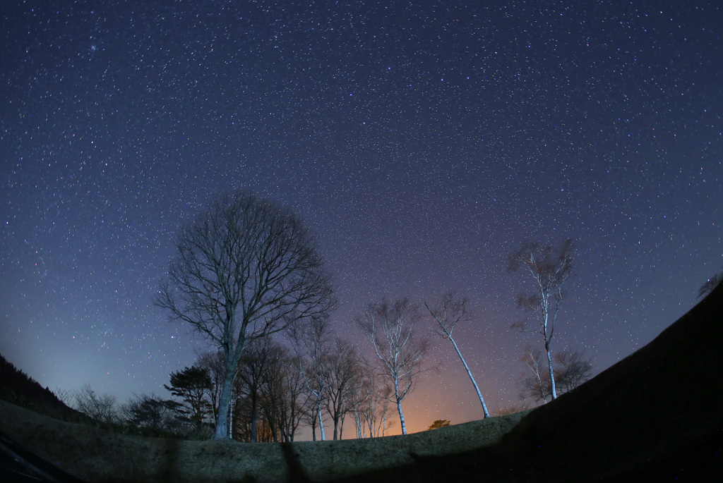 蒜山高原の夜