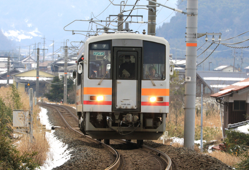 1両編成　伯備線
