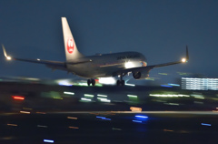 B737 JAL到着