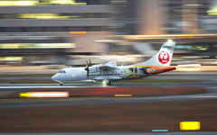 ATR-42コウノトリ出発