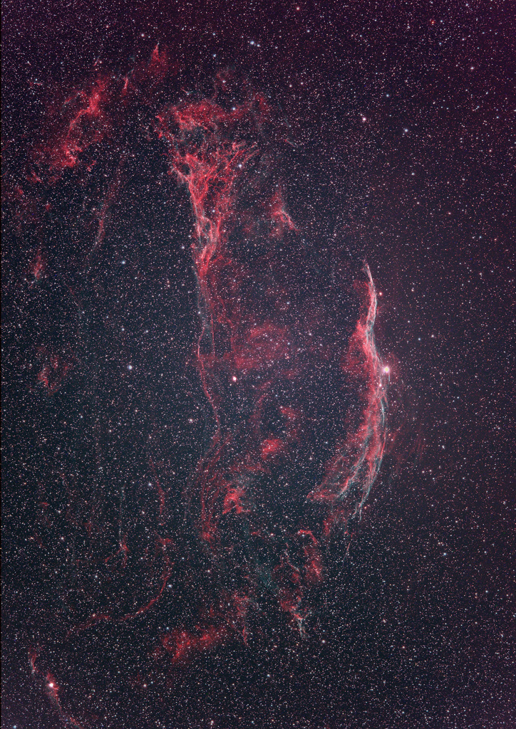 網状星雲 南西部