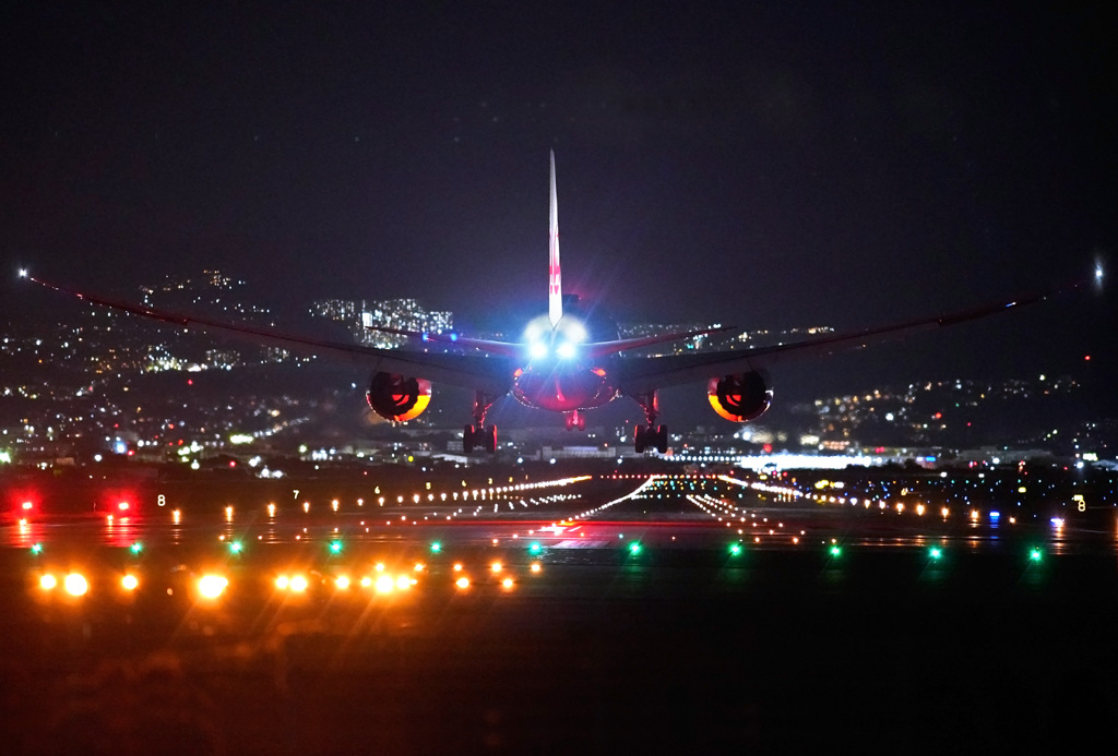 Night arrival