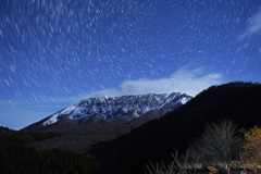 大山初冠雪