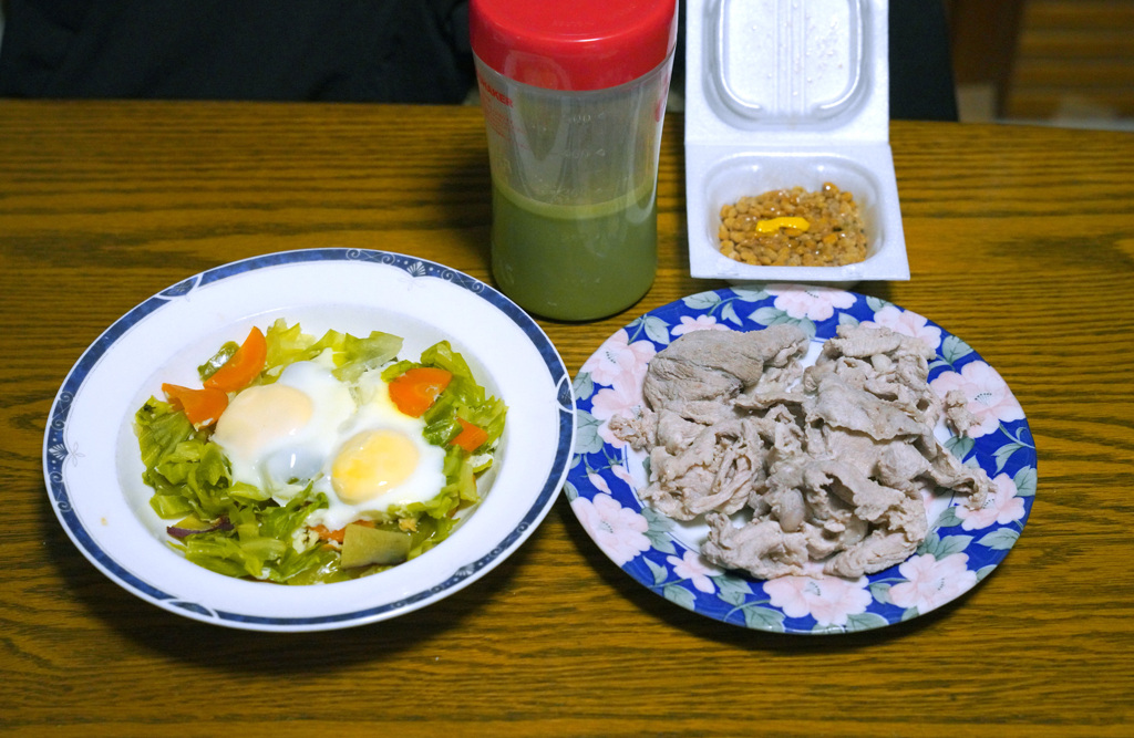 今日のお昼　低糖質ダイエット