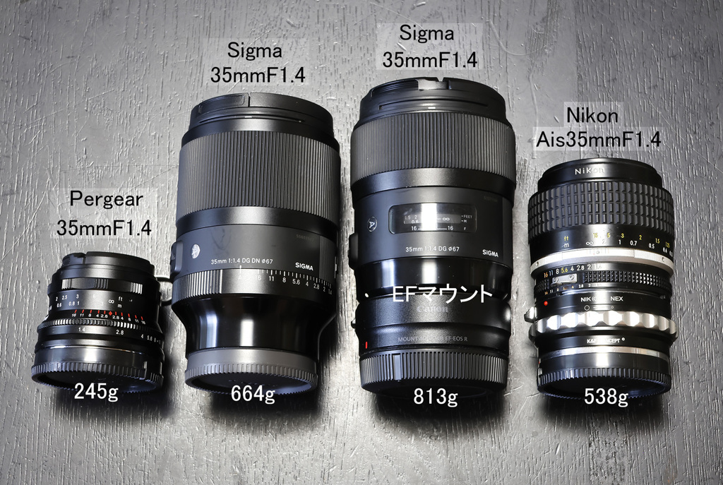 35mmF1.4比較