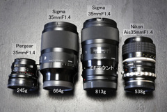 35mmF1.4比較