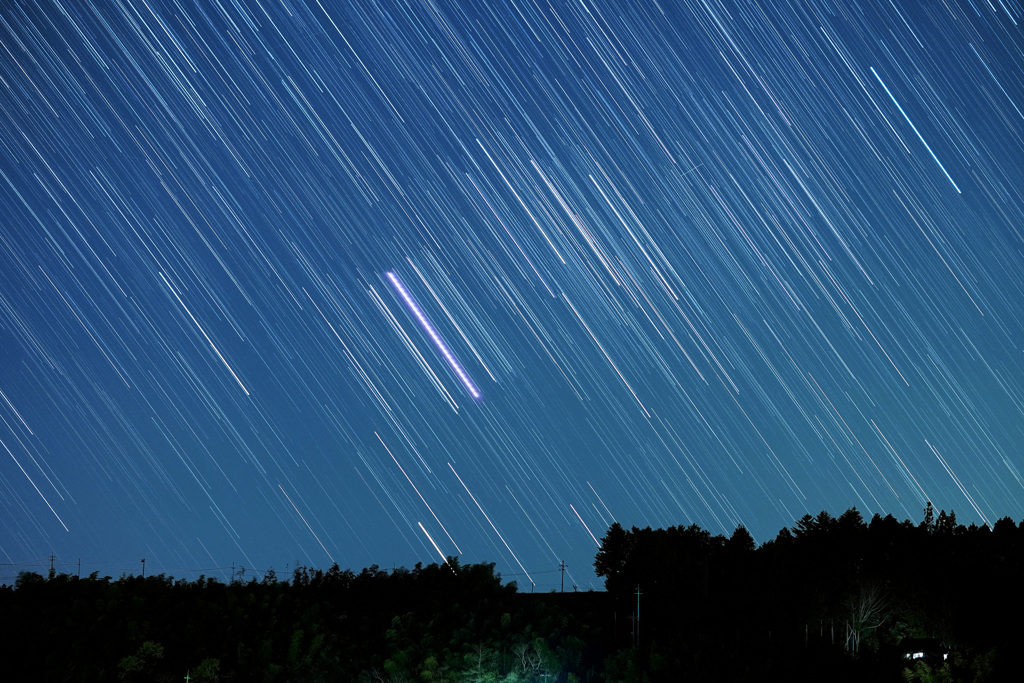 沈むオリオン三ツ星・M42