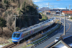 日本海と特急スーパーはくと