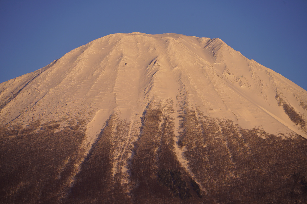 大山夕暮れ