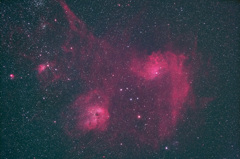 IC405,410 勾玉星雲