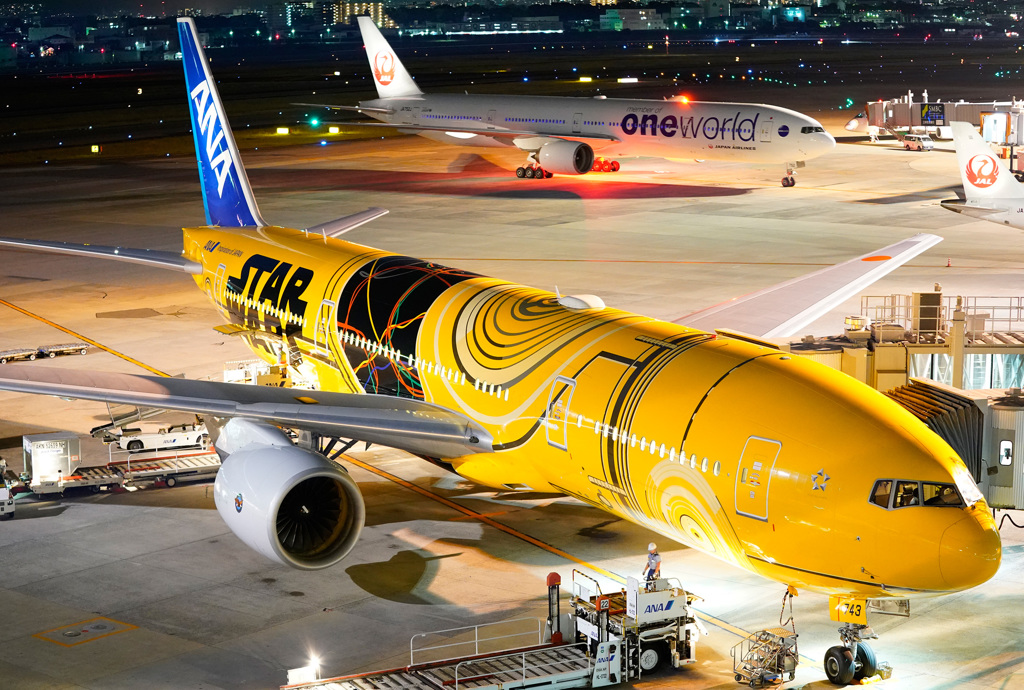 STAR WARS JET到着