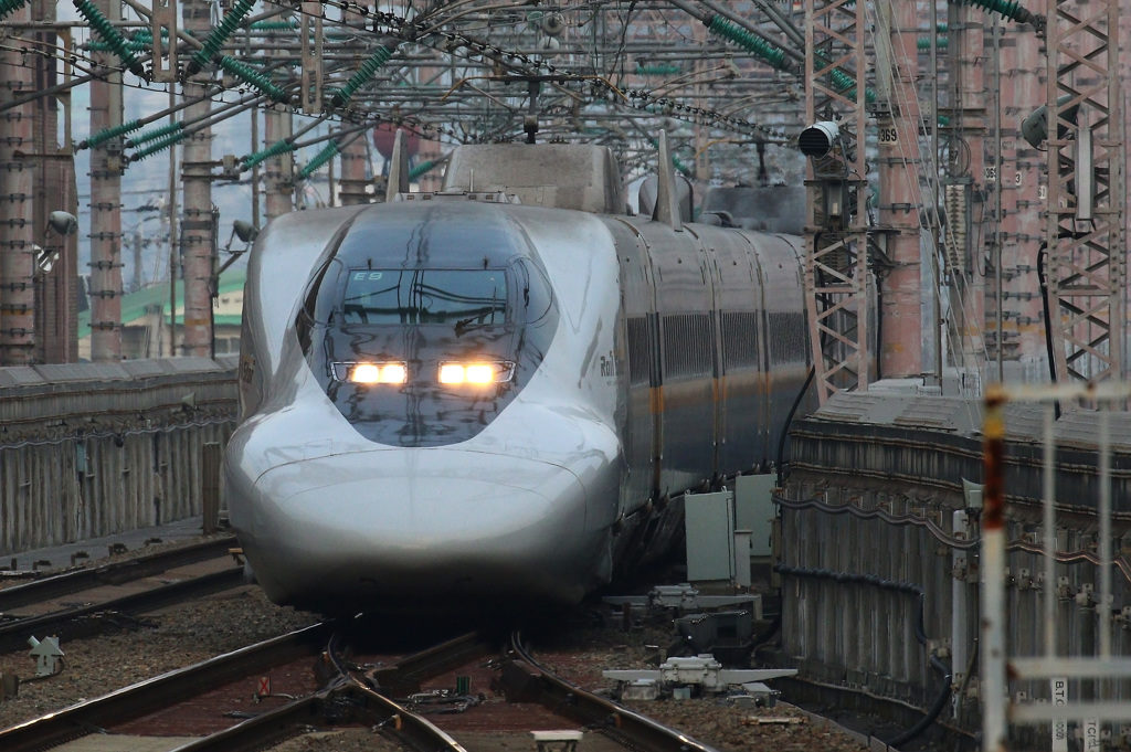 夕暮れの西明石駅