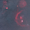 オリオン座周辺の散光星雲