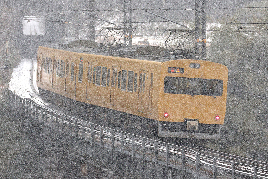 10分後は吹雪