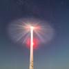 風力発電の夜