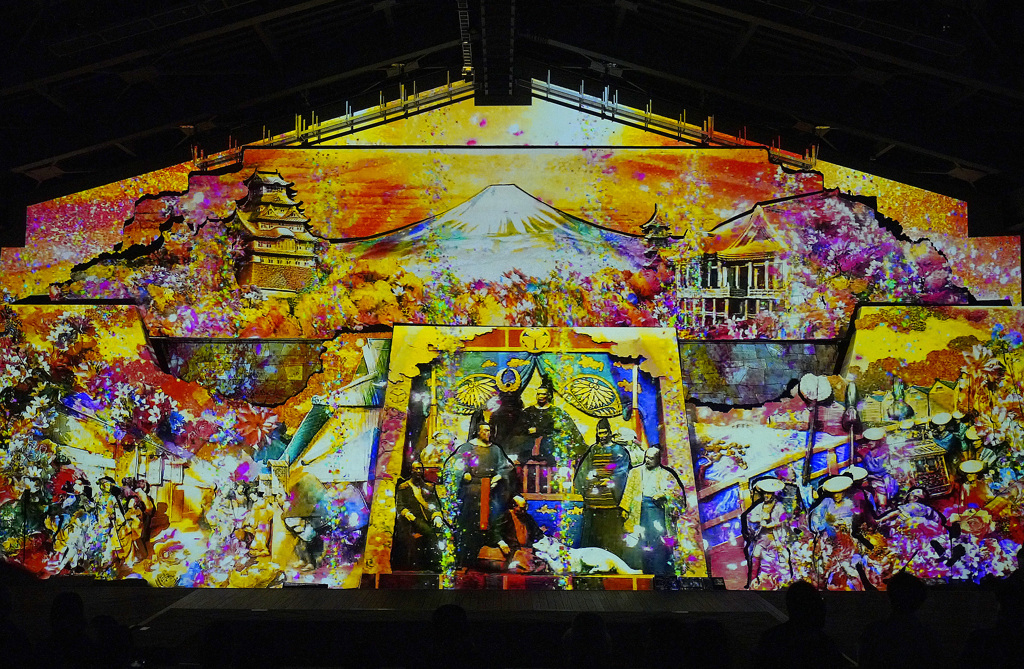 砂の美術館 プロジェクションマッピング